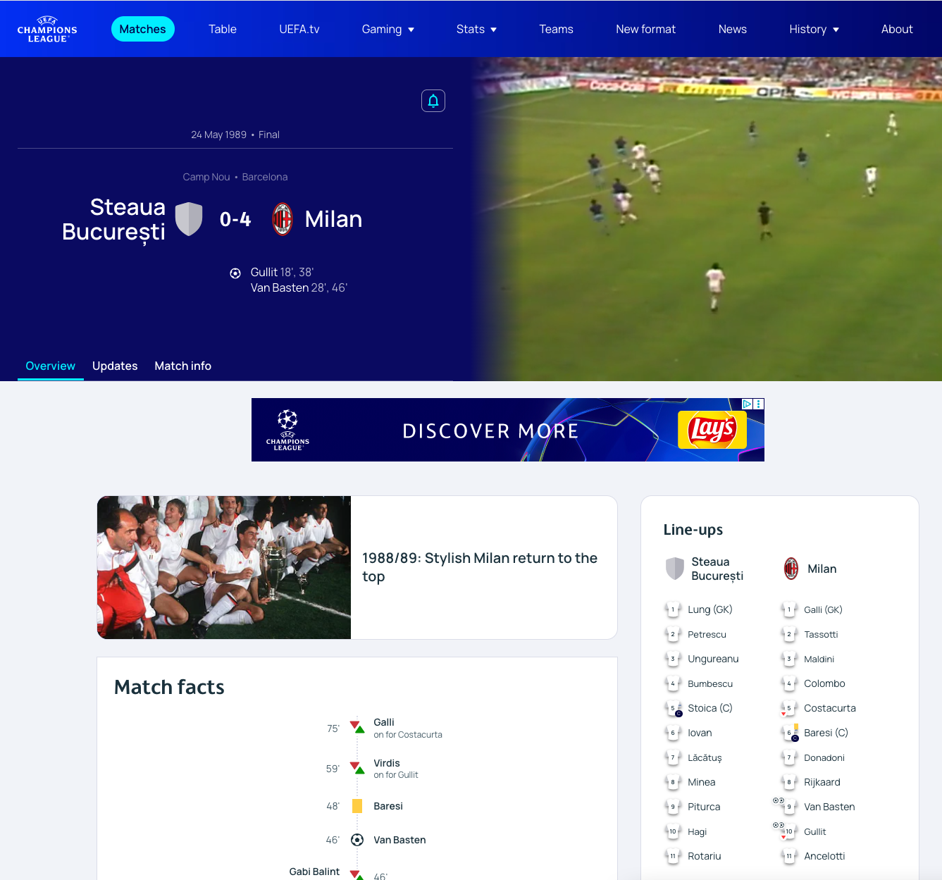 site uefa palmares fcsb steaua