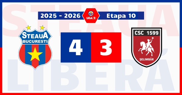 steaua bucurești șelimbăr 4-3