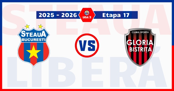 steaua bucurești gloria bistrița