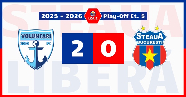 fc voluntari steaua bucurești 2-0