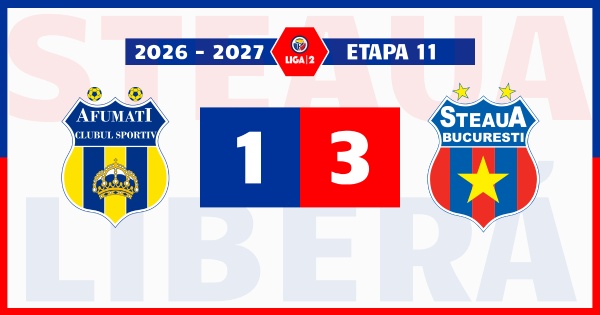 cs afumați steaua bucurești 1-3
